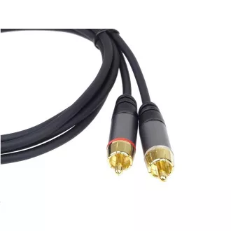 Kabel PREMIUMCORD, 2x CINCH-2x CINCH M/M, 3m