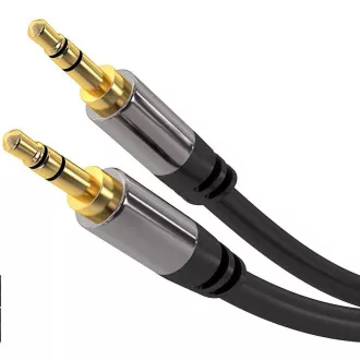 Kabel PREMIUMCORD, Jack 3.5mm - Jack 3.5mm M/M 1, 5m Kabel PREMIUMCORD, Jack 3.5mm - Jack 3.5mm M/M 1, 5m