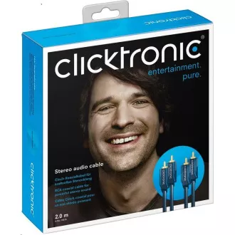 Kabel ClickTronic HQ OFC 2x Cinch - 2x Cinch RCA, M/M, 10m Kabel ClickTronic HQ OFC 2x Cinch - 2x Cinch RCA, M/M, 10m