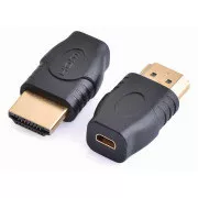 Adapter PremiumCord micro HDMI typ D żeński - HDMI typ A męski