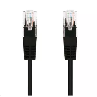C-TECH patchcord Cat5e, UTP, czarny, 1m
