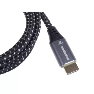 Kabel PREMIUMCORD HDMI 2.1 High Speed   Ethernet 8K@60Hz, pozłacane złącza, 0, 5m