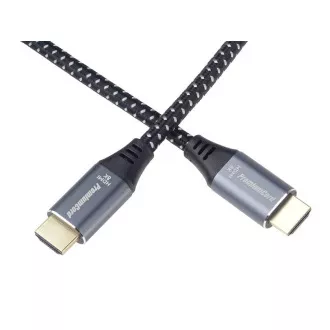 Kabel PREMIUMCORD HDMI 2.1 High Speed   Ethernet 8K@60Hz, pozłacane złącza, 0, 5m