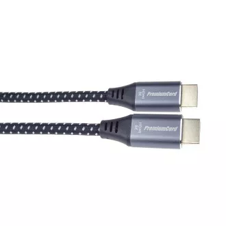 Kabel PREMIUMCORD HDMI 2.1 High Speed   Ethernet 8K@60Hz, pozłacane złącza, 1, 5m