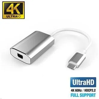 PremiumCord – przejściówka USB-C na mini DisplayPort, rozdzielczość 4K*2K przy 60 Hz PremiumCord – przejściówka USB-C na mini DisplayPort, rozdzielczość 4K*2K przy 60 Hz