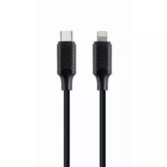 Kabel GEMBIRD USB 2.0 Type-C do Ligtning (CM/8pinM), 1, 5m, dane, czarny