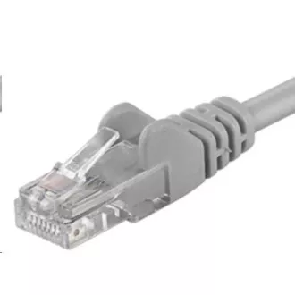 PremiumCord Kabel krosowy UTP RJ45-RJ45 CAT6 0,25m szary