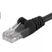 PremiumCord Kabel krosowy UTP RJ45-RJ45 CAT6 1m czarny