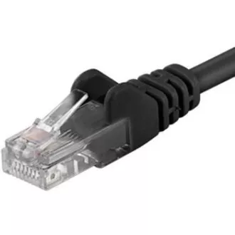PremiumCord Kabel krosowy UTP RJ45-RJ45 CAT6 1, 5m czarny