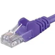 PremiumCord Kabel krosowy UTP RJ45-RJ45 CAT6 7m fioletowy
