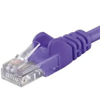 PremiumCord Kabel krosowy UTP RJ45-RJ45 CAT6 10m fioletowy