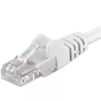PremiumCord Kabel krosowy UTP RJ45-RJ45 CAT6 10m biały