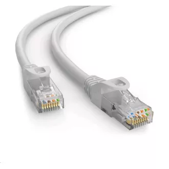 C-TECH patchcord Cat6e, UTP, szary, 0, 25m