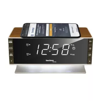 Radiobudzik TechnoLine WT 487 z bezprzewodowym ładowaniem Radiobudzik TechnoLine WT 487 z bezprzewodowym ładowaniem