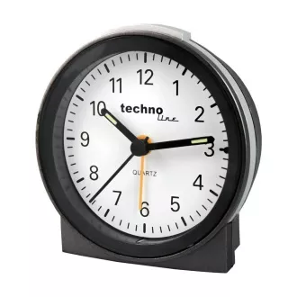Analogowy budzik TechnoLine Modell G, srebrny