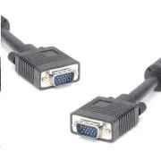 PREMIUMCORD Kabel połączeniowy VGA 25 m (SVGA, HD15M/M, podwójne ekranowanie, rdzenie ferrytowe)