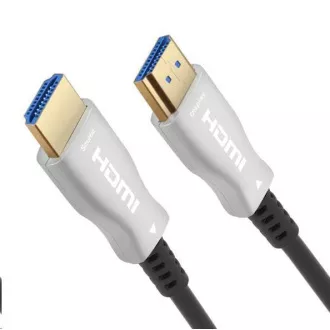 PREMIUMCORD Kabel światłowodowy HDMI High Speed z Ether. 4K@60Hz, 50m, M/M, pozłacane złącza