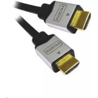 PREMIUMCORD Kabel HDMI A - HDMI A M/M 2m pozłacane i metalowe złącza HQ, 4K PREMIUMCORD Kabel HDMI A - HDMI A M/M 2m pozłacane i metalowe złącza HQ, 4K