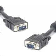 Kabel do monitora PREMIUMCORD HQ (Coax) 2x ferrytowy, SVGA 15p, DDC2, 3xCoax 8 żył, 2m