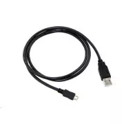Kabel C-TECH USB 2.0 AM/Micro, 2 m, czarny