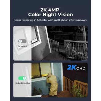 REOLINK Kamera bezpieczeństwa Argus B330, Argus 3 Pro, 2,4 GHz, USB-C, biały