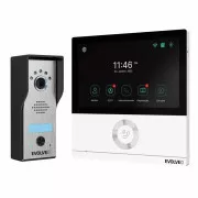 EVOLVEO DoorPhone AHD7, domowy wideodomofon WiFi ze sterowaniem bramą lub drzwiami biały monitor
