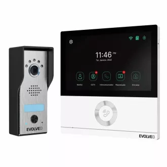 EVOLVEO DoorPhone AHD7, domowy wideodomofon WiFi ze sterowaniem bramą lub drzwiami biały monitor EVOLVEO DoorPhone AHD7, domowy wideodomofon WiFi ze sterowaniem bramą lub drzwiami biały monitor