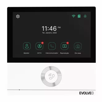 EVOLVEO DoorPhone AHD7, domowy wideodomofon WiFi ze sterowaniem bramą lub drzwiami biały monitor EVOLVEO DoorPhone AHD7, domowy wideodomofon WiFi ze sterowaniem bramą lub drzwiami biały monitor