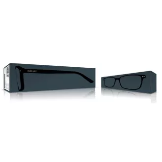 EVOLVEO BlueBlock40, okulary PC, 40% blokada niebieskiego światła, niedioptryczne, czarne
