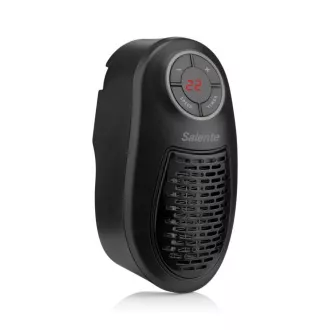 Salente HotHeat, miniwentylator na gorące powietrze, 500 W, czarny