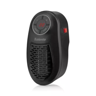 Salente HotHeat, miniwentylator na gorące powietrze, 500 W, czarny