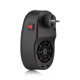 Salente HotHeat, miniwentylator na gorące powietrze, 500 W, czarny