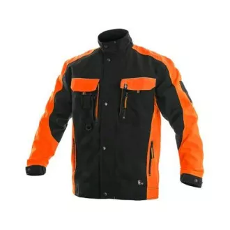 Bluzka CXS SIRIUS BRIGHTON, czarno-pomarańczowa, rozmiar 54 Bluzka CXS SIRIUS BRIGHTON, czarno-pomarańczowa, rozmiar 54