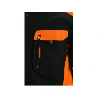 Bluzka CXS SIRIUS BRIGHTON, czarno-pomarańczowa, rozmiar 58 Bluzka CXS SIRIUS BRIGHTON, czarno-pomarańczowa, rozmiar 58