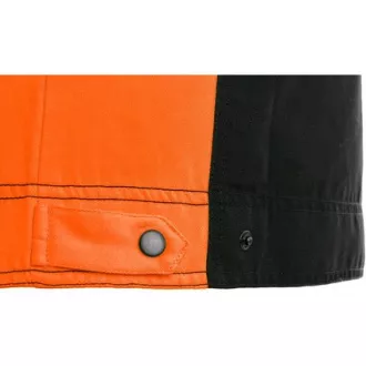 Bluzka CXS SIRIUS BRIGHTON, czarno-pomarańczowa, rozmiar 60