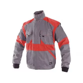 Bluzka CXS LUXY EDA, męska, szaro-czerwona, rozmiar 68 Bluzka CXS LUXY EDA, męska, szaro-czerwona, rozmiar 68