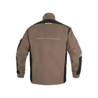 Bluzka CXS STRETCH, męska, beżowo-czarna, rozmiar 56