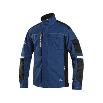 Bluzka CXS STRETCH, męska, granatowo-czarna, rozmiar 62