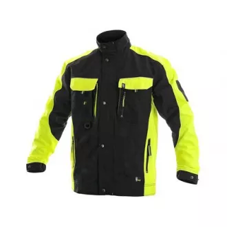 Bluzka CXS SIRIUS BRIGHTON, 170-176cm, czarno-żółta, rozmiar 58
