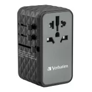 VERBATIM Uniwersalna ładowarka sieciowa UTA-06 GaN III, 100W