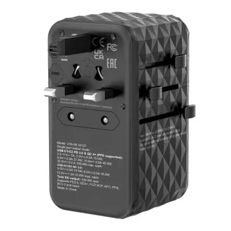 VERBATIM Uniwersalna ładowarka sieciowa UTA-06 GaN III, 100W