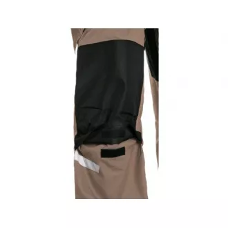 Spodnie CXS STRETCH, męskie, beżowo-czarne, rozmiar 62