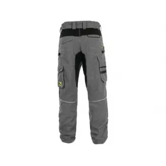 Spodnie CXS STRETCH, męskie, szaro-czarne, rozmiar 46