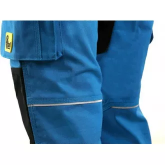 Spodnie CXS STRETCH damskie, średni niebieski - czarny, rozmiar 56