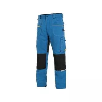 Spodnie CXS STRETCH, 170-176cm, męskie, średnio niebiesko-czarne, rozmiar 44