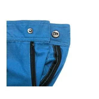 Spodnie CXS STRETCH, 170-176cm, męskie, średnio niebiesko-czarne, rozmiar 48