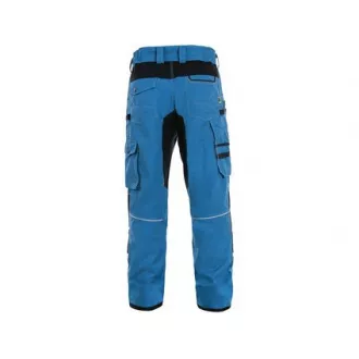 Spodnie CXS STRETCH, 170-176cm, męskie, średnio niebiesko-czarne, rozmiar 54