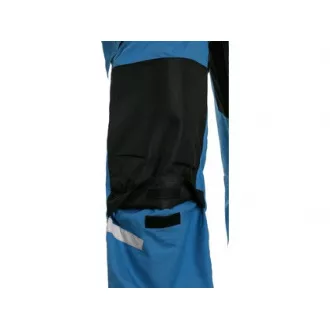 Spodnie CXS STRETCH, 170-176cm, męskie, średnio niebiesko-czarne, rozmiar 64