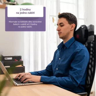 TrueLife RelaxBack B3 Charge - poduszka masująca z akumulatorem