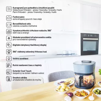 Frytkownica Lauben Glass&SteamAir® 4500BG
